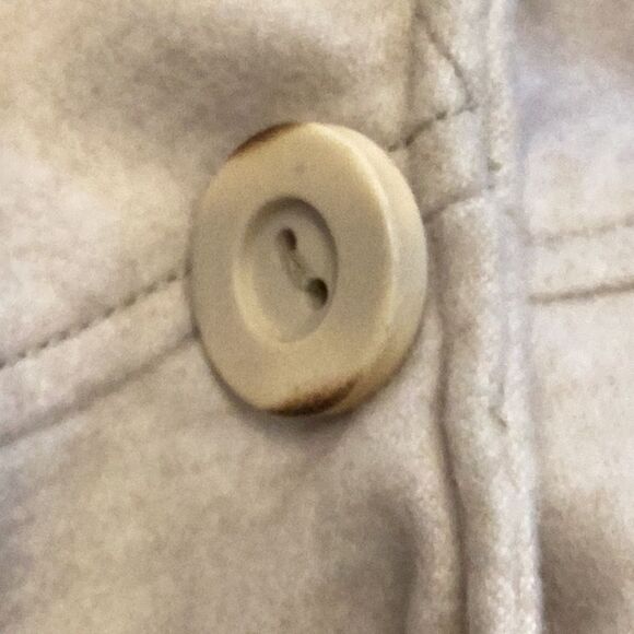 Anthropologie Evaline Textured Coat Natural Sz 8 - Picture 13 of 16